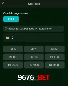 deposits 9676 BET